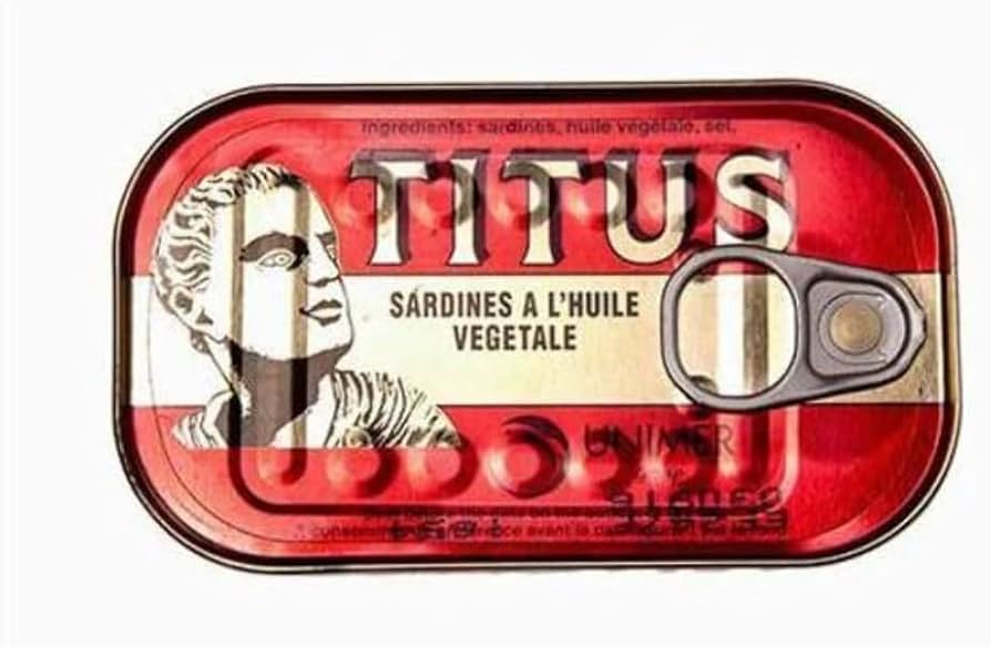 Titus sardines veg. oil 125g