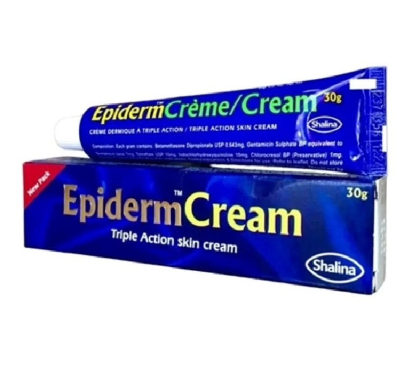 Epiderm Triple Action Cream 30g, Epidem Cream - 30g
