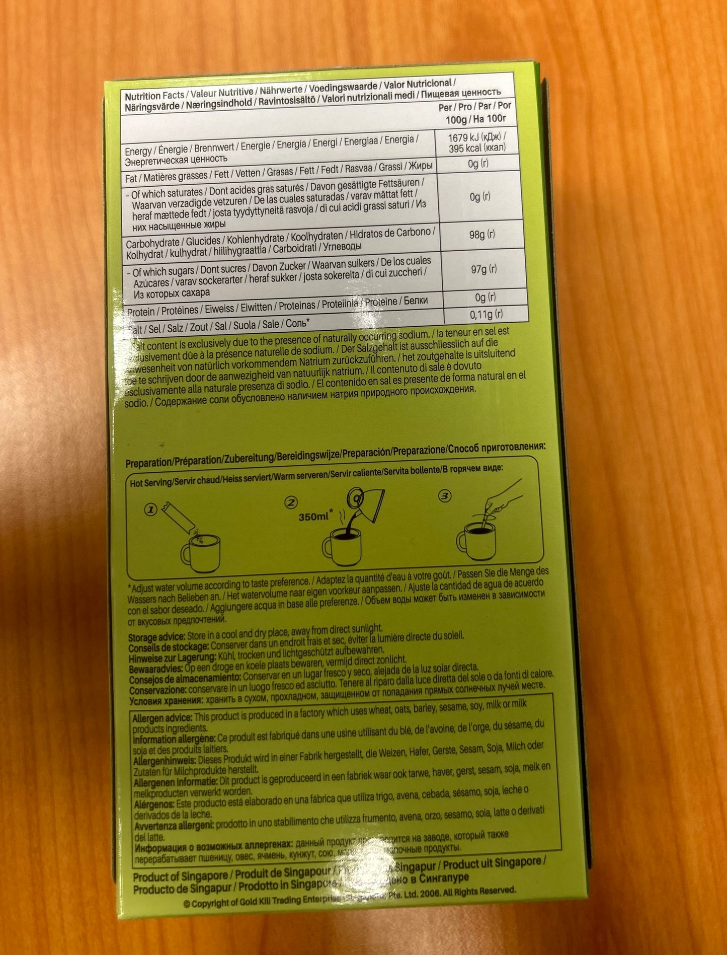 Ginger Drink Instant-gold kili