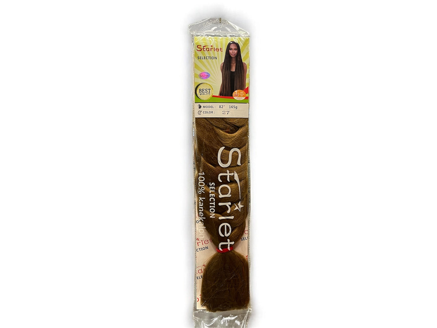Starlet hair extensions 100% kanekalon model 82; color 27 165g