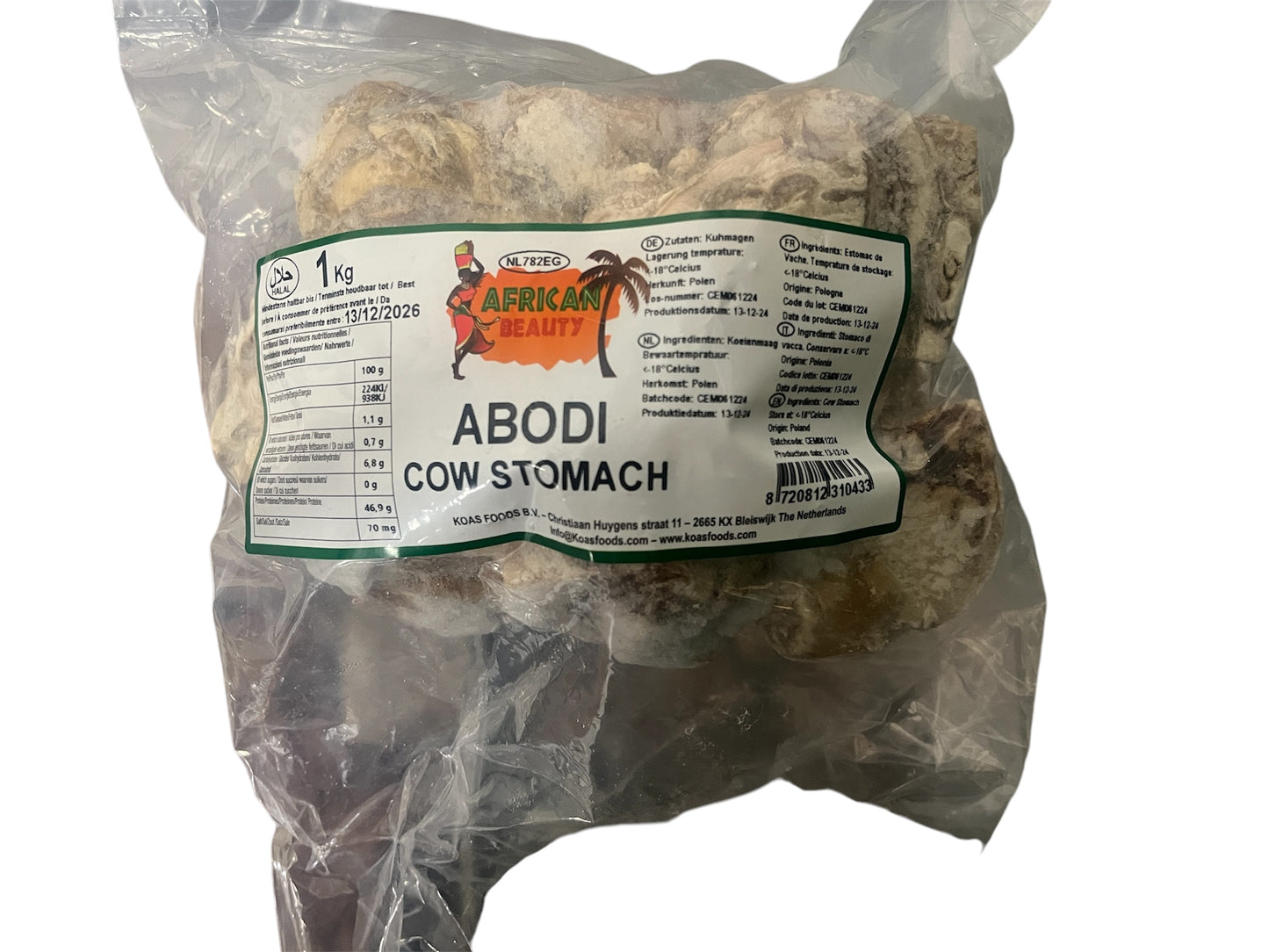 Cow Stomach Abodi 1Kg - African Beauty
