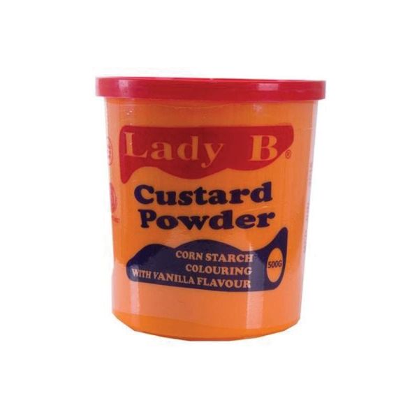 Corn Starch Coloring With Vanilla Flavor Custard Powder 500g - LADY B