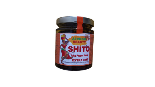 original shito sauce from Ghana in oba africna store, shito padažas iš Ganos, extra hot