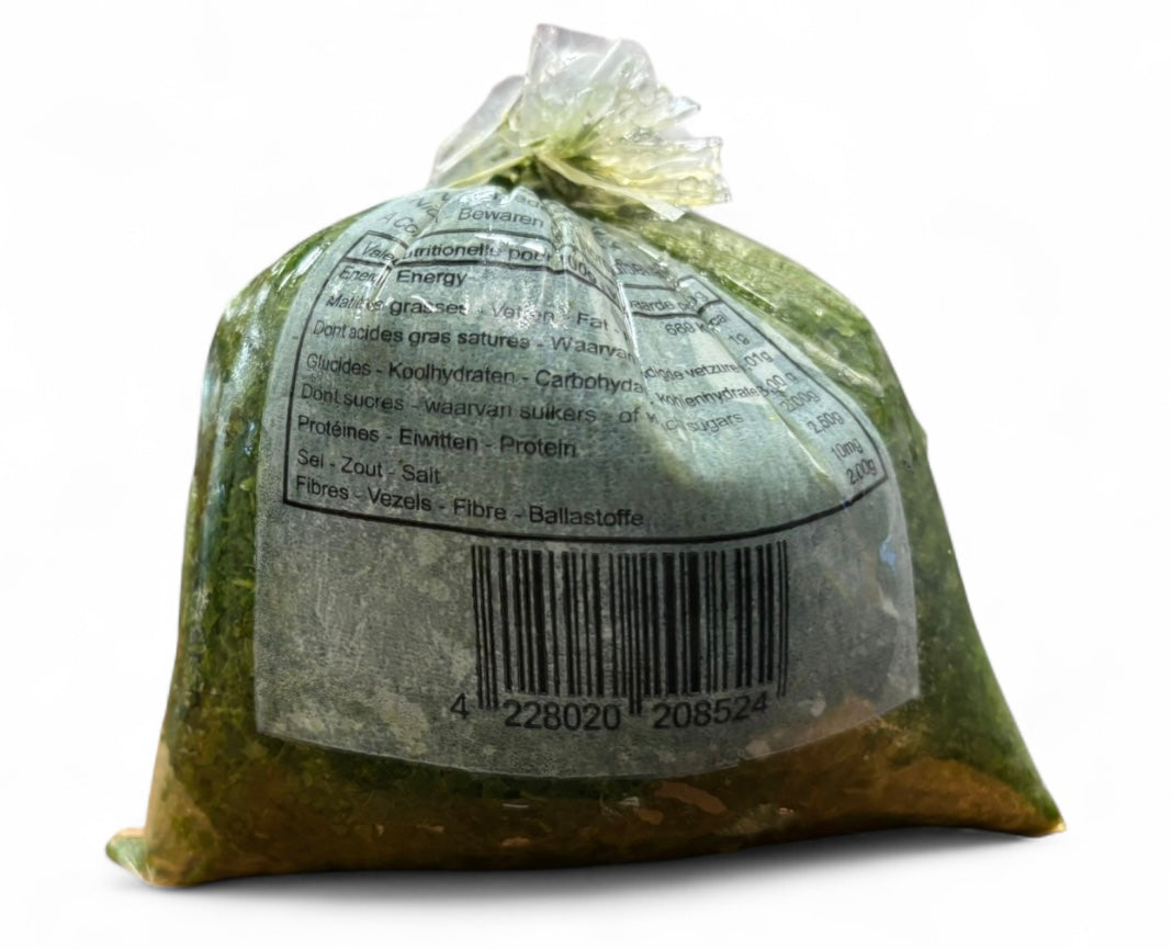 Frozen cassava leaves Pondu 500g - Universal Fooding