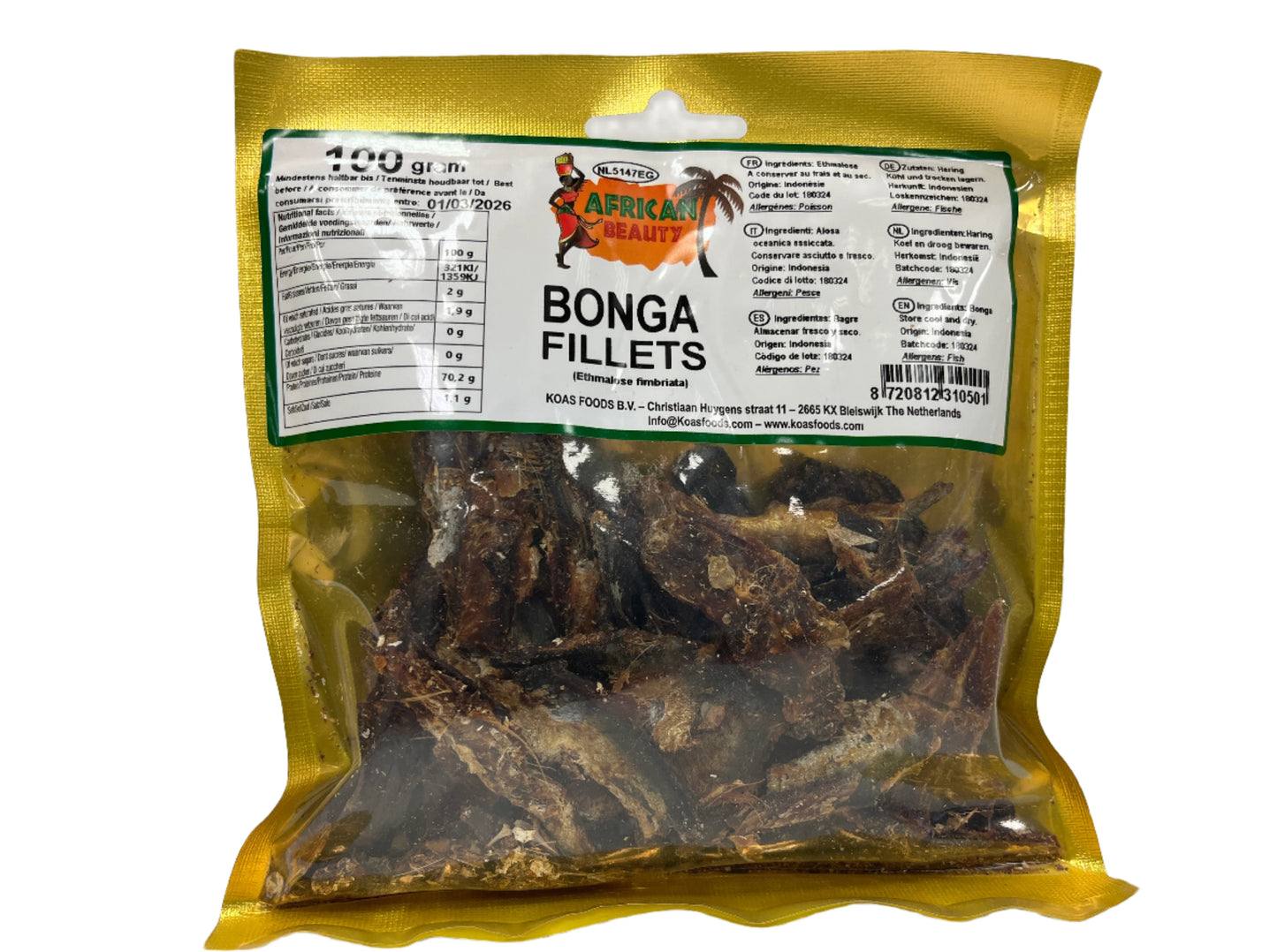 Bonga fillet 100 gram - African Beauty