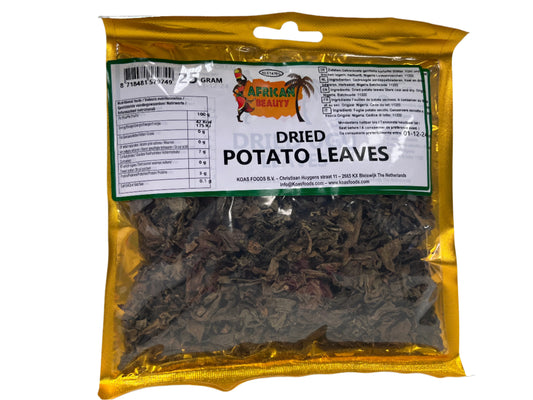 African Beauty Dried Potato Leaves - 25gr