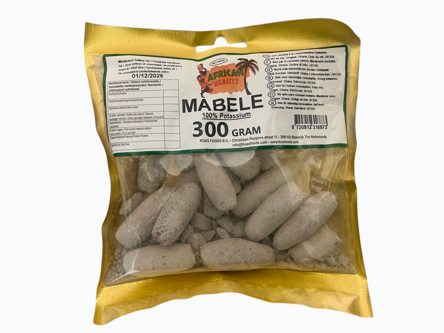 Mabele 100% Potassium 300g - African Beauty