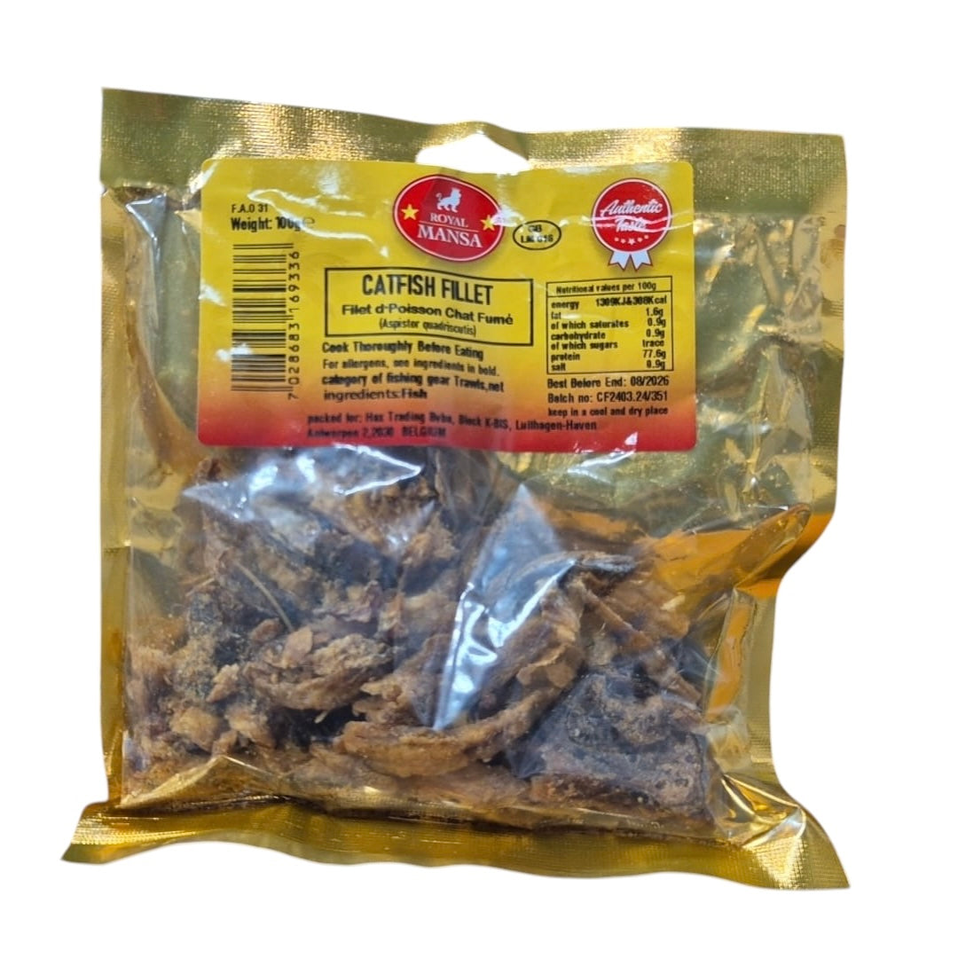 SMOKED CATFISH FILLETS 100g - MANSA